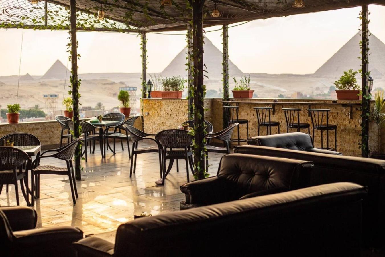 King Khafren View Inn Kafret el-Gabal Exterior foto