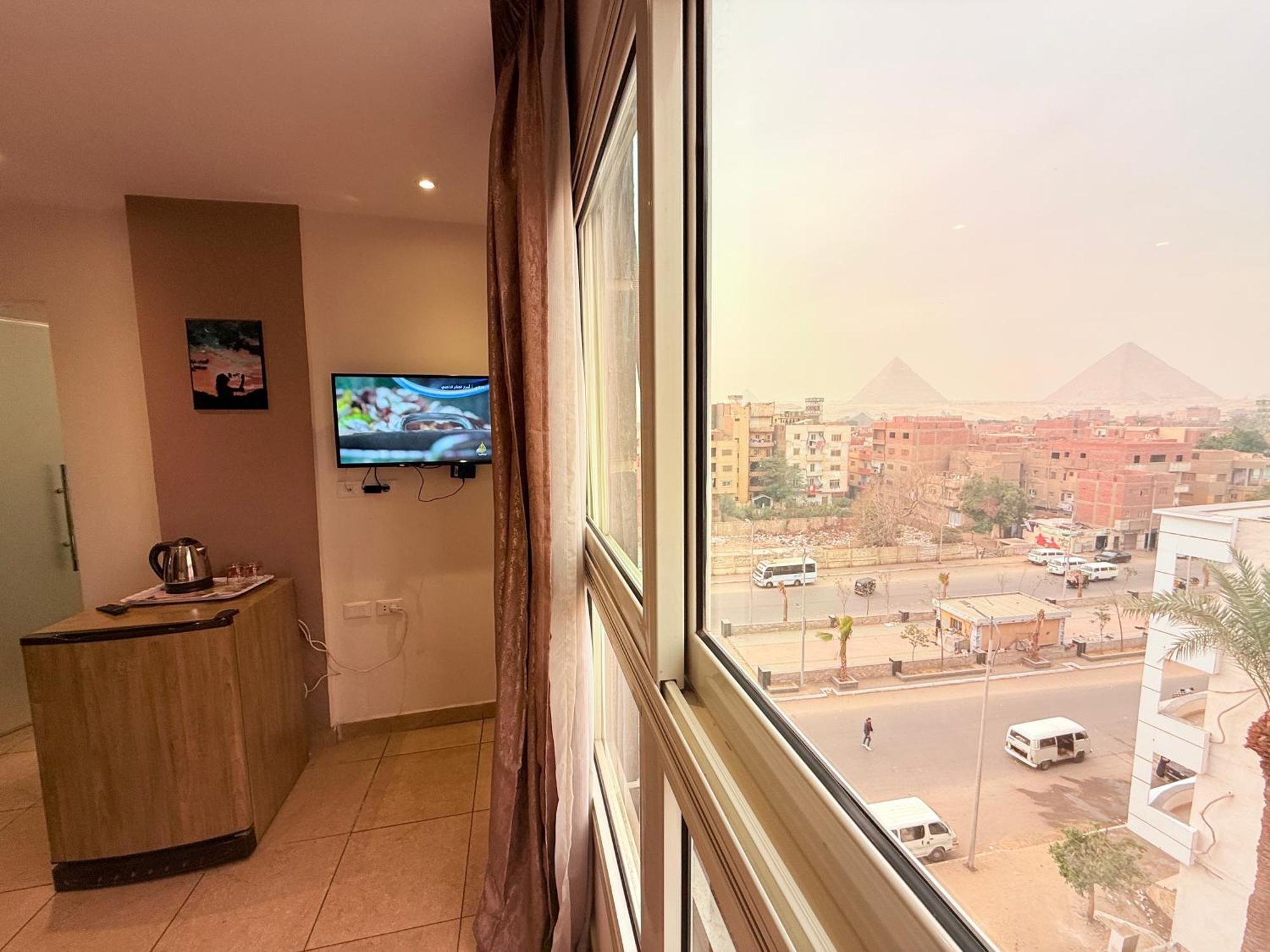 King Khafren View Inn Kafret el-Gabal Exterior foto